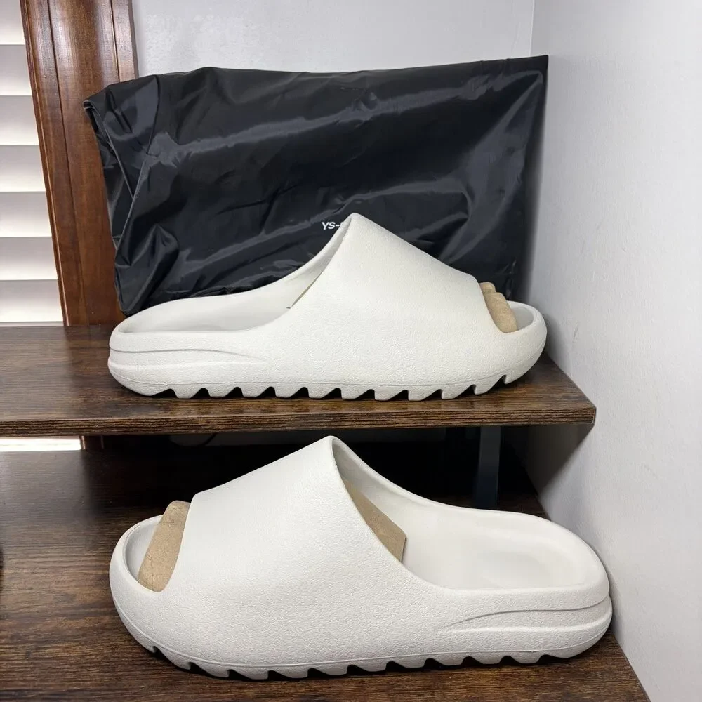 Size 12 - Men's YZY Yeezy YS-01 Cream Foam Slides Sandals